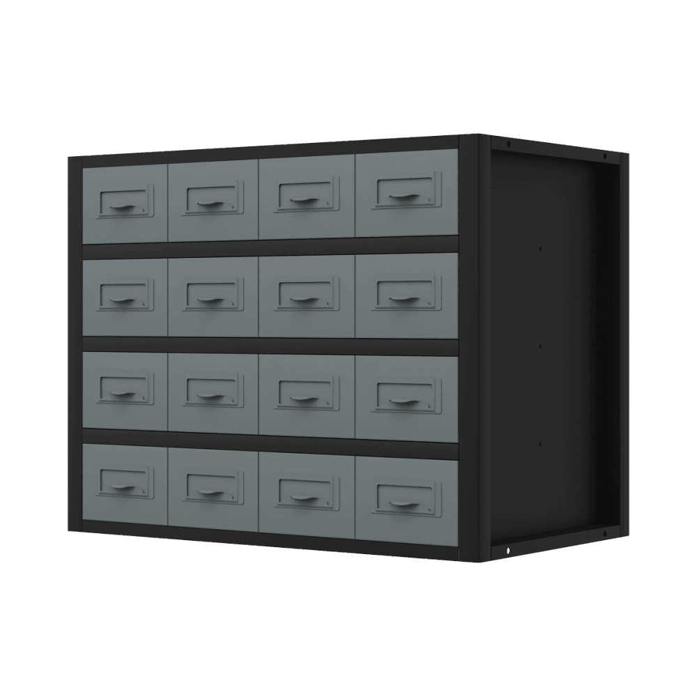 Modular Storage Mid Unit 16 Small Drawers 580mm Model No- APMRM5