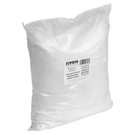 Aluminium Silicate Blasting Media 0.09mm-0.25mm Model No- ASF25KG