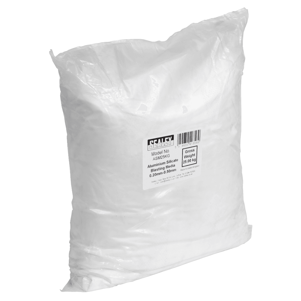 Aluminium Silicate Blasting Media 0.20-0.50mm Model No- ASM25KG