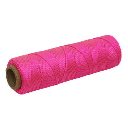 Braided Nylon Brick Line 76m - Pink Model No- BLP1