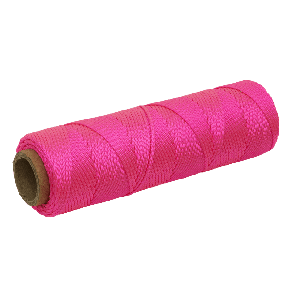 Braided Nylon Brick Line 76m - Pink Model No- BLP1