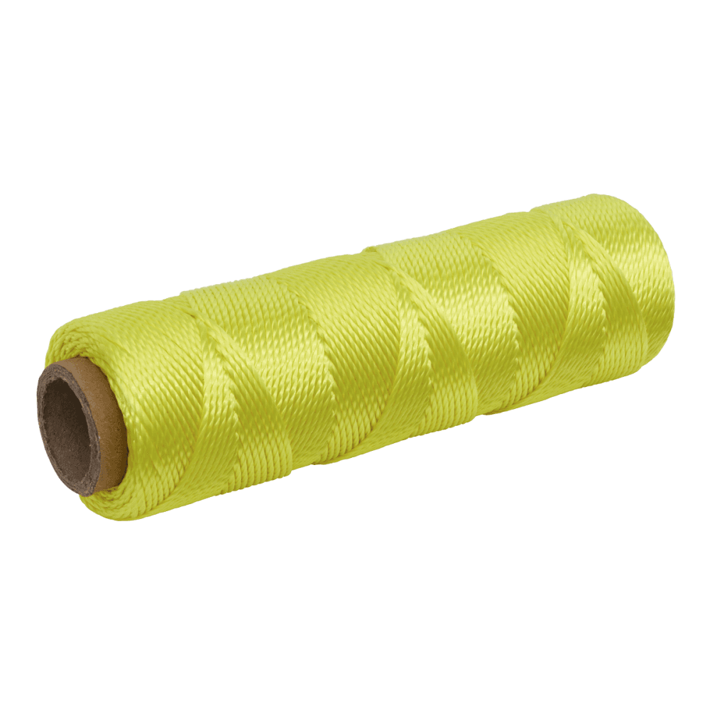 Braided Nylon Brick Line 76m - Yellow Model No- BLY1