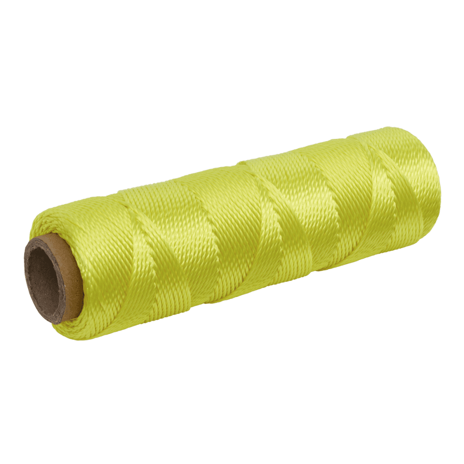 Braided Nylon Brick Line 76m - Yellow Model No- BLY1