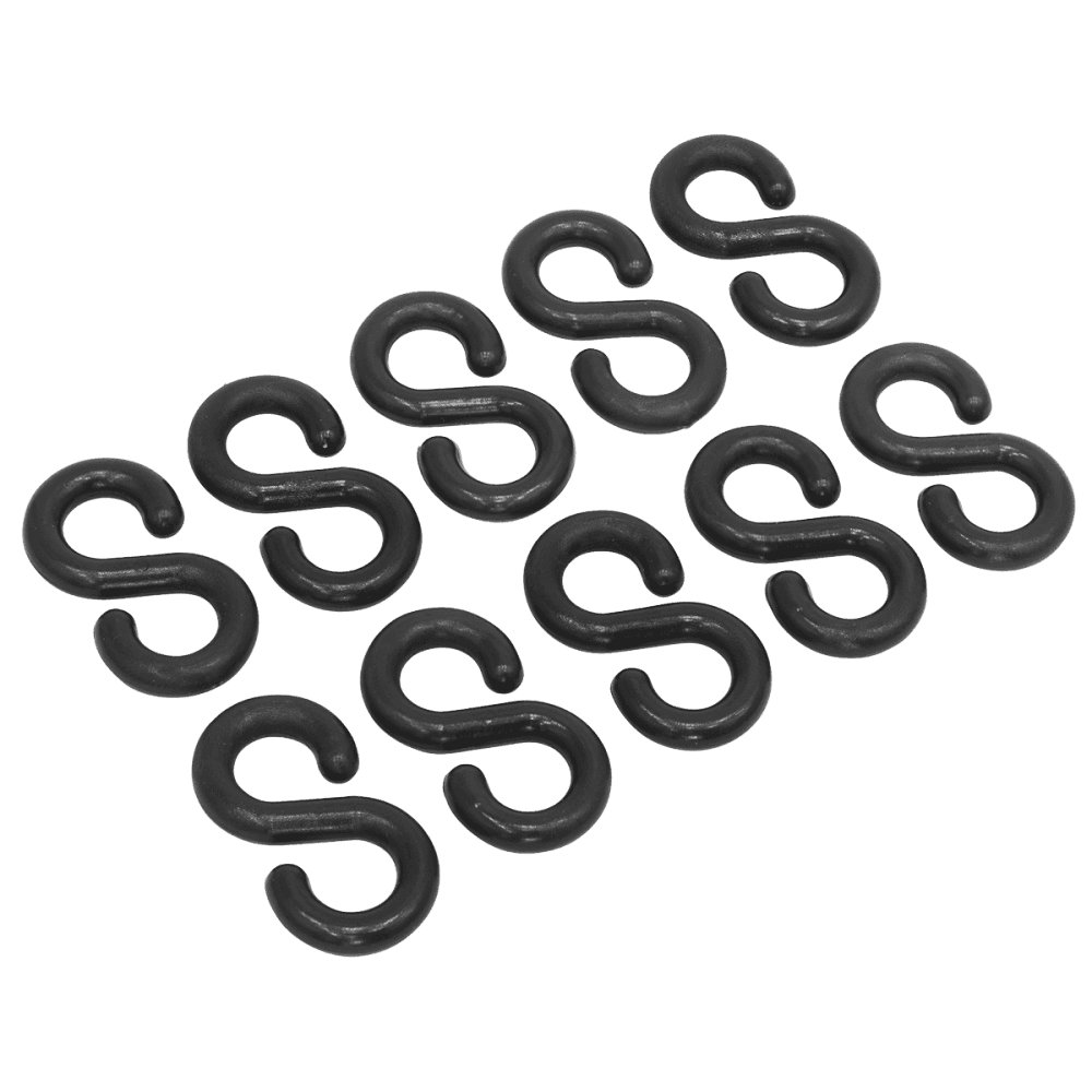 Plastic Chain S-Hook - Pack of 10 Model No- BSH10