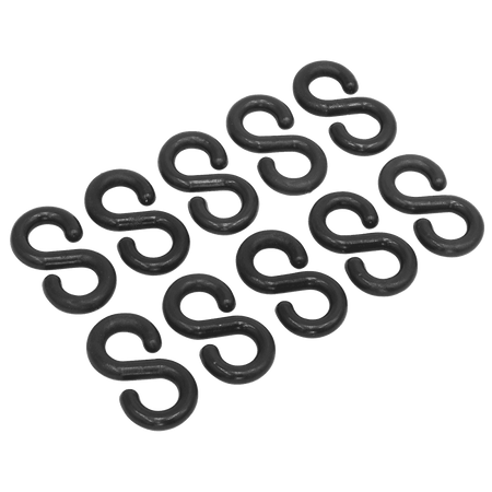 Plastic Chain S-Hook - Pack of 10 Model No- BSH10