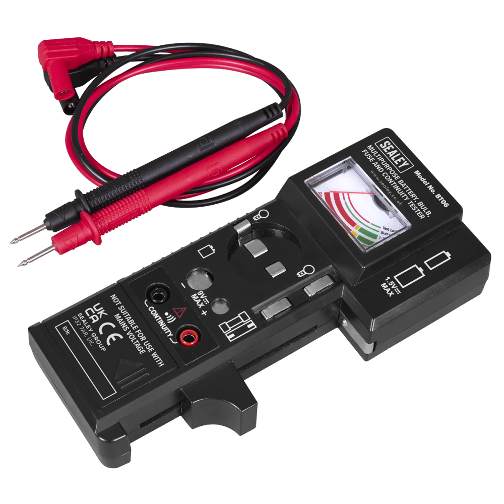 Multipurpose Battery, Bulb, Fuse & Continuity Tester Model No- BT06