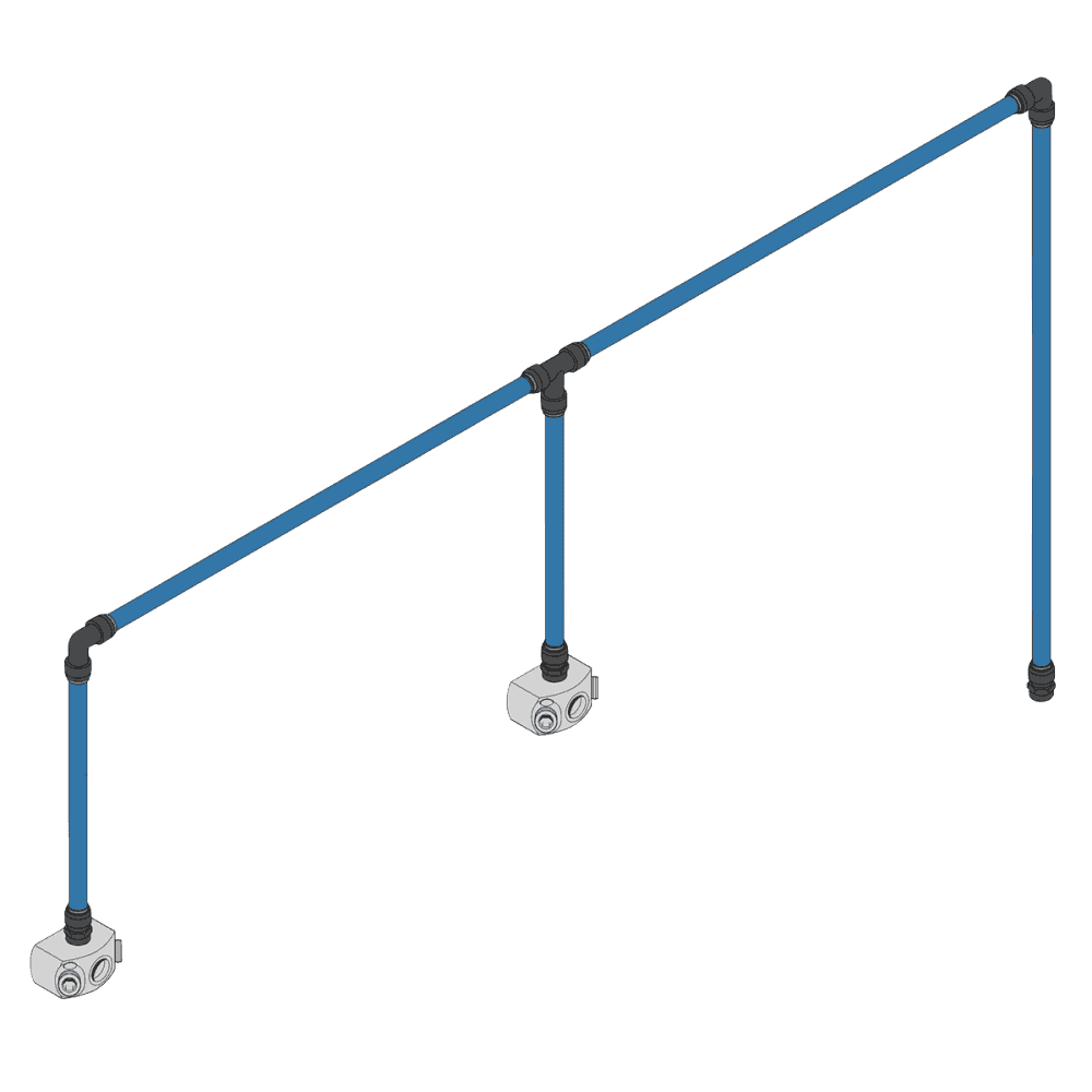 Speedfit 12m 2-Drop Air Supply System Kit 28mm Model No- CASKIT228
