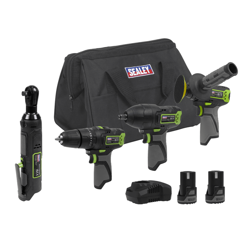 5 x SV10.8 Series Cordless Power Kit 10.8V - 2 Batteries & Euro Plug Model No- CP108VCOMBO1EU