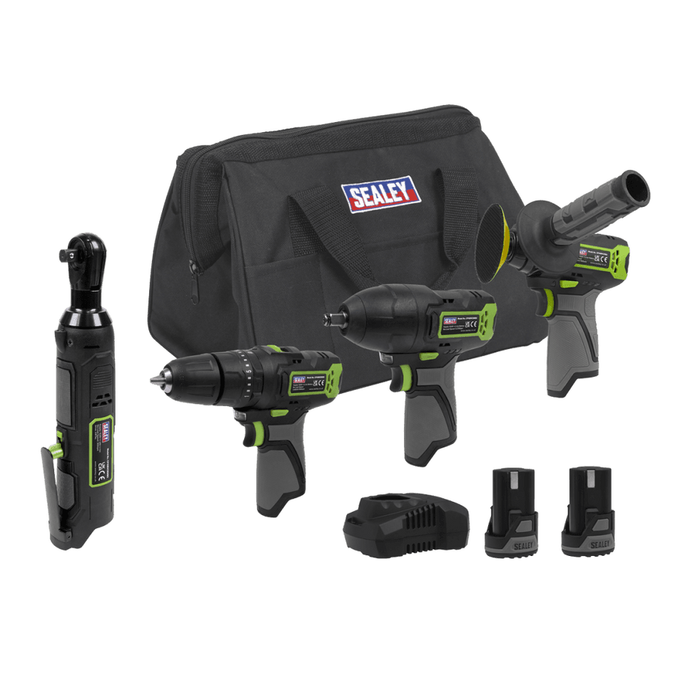 5 x SV10.8 Series Cordless Power Kit 10.8V - 2 Batteries & Euro Plug Model No- CP108VCOMBO1EU
