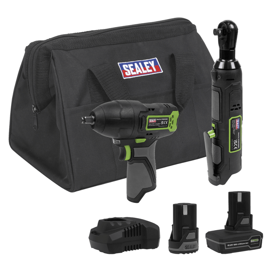 2 x SV10.8 Series Power Tool Kit 10.8V - 2 Batteries Model No- CP108VCOMBO6