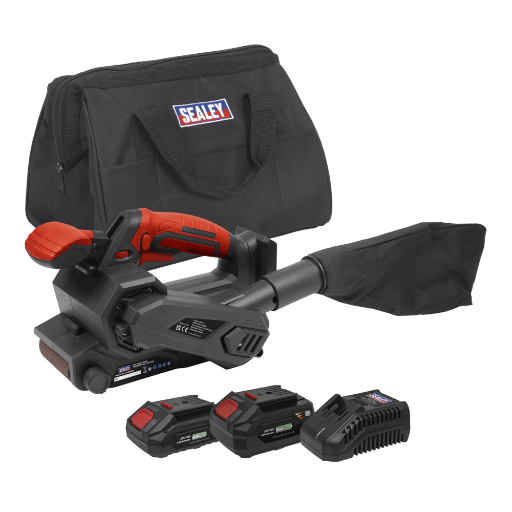 SV20 Series 76mm Cordless Belt Sander Kit 20V - 2 Batteries Model No- CP20VBSKIT