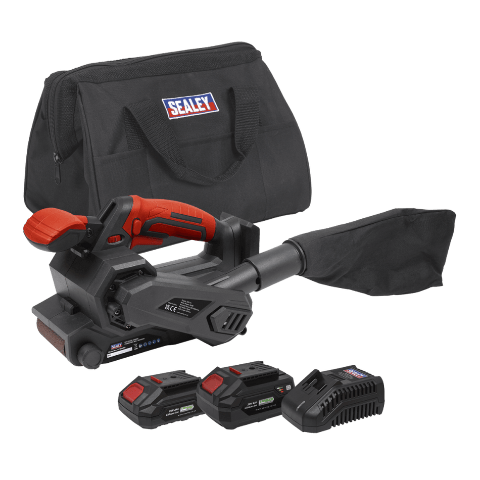 SV20 Series 76mm Cordless Belt Sander Kit 20V - 2 Batteries Model No- CP20VBSKIT