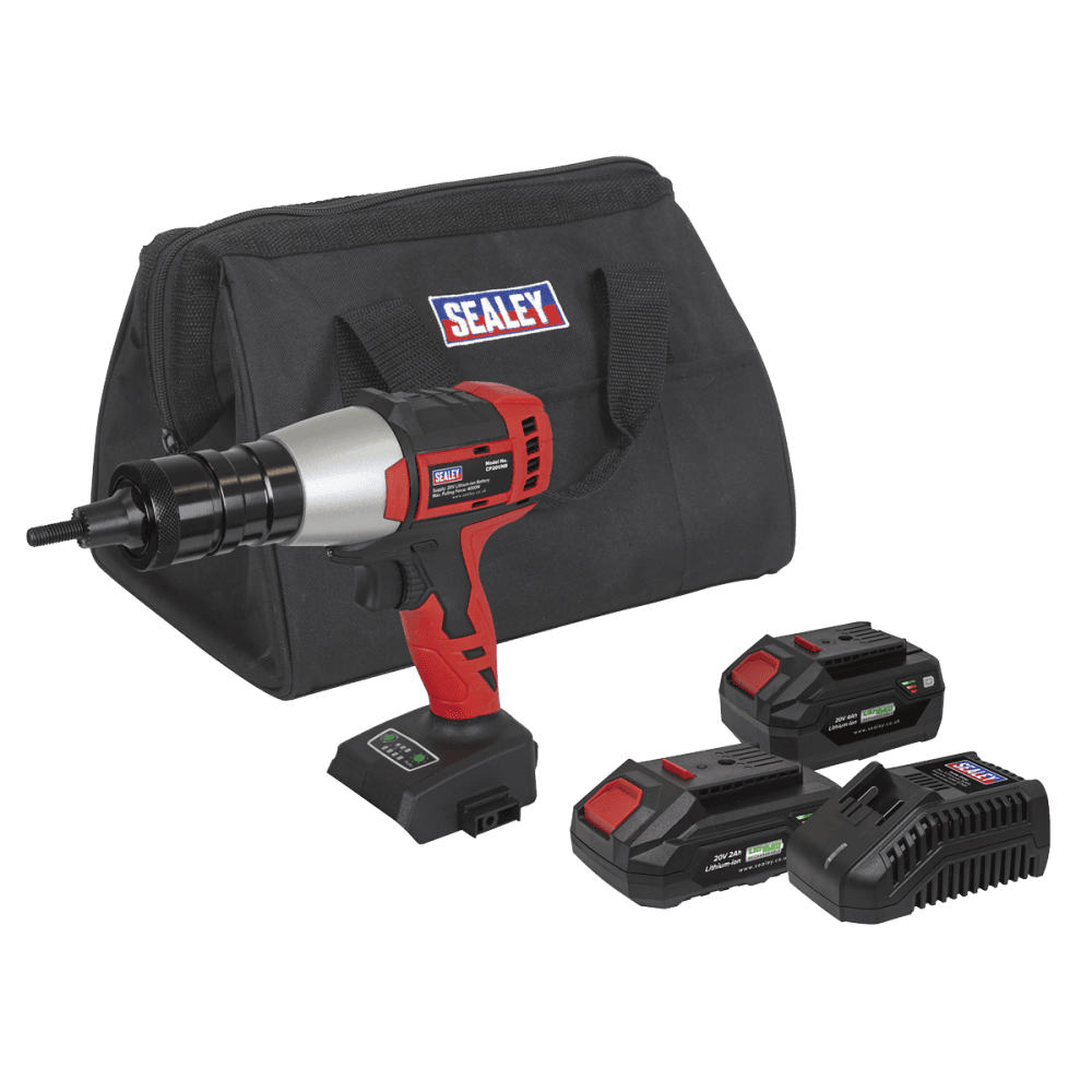 SV20 Series Brushless Cordless Nut Riveter 20V - 2 Batteries Model No- CP20VNRKIT