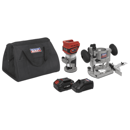 SV20 Series Cordless Trimming Router Kit 20V 4Ah Model No- CP20VTRKIT1