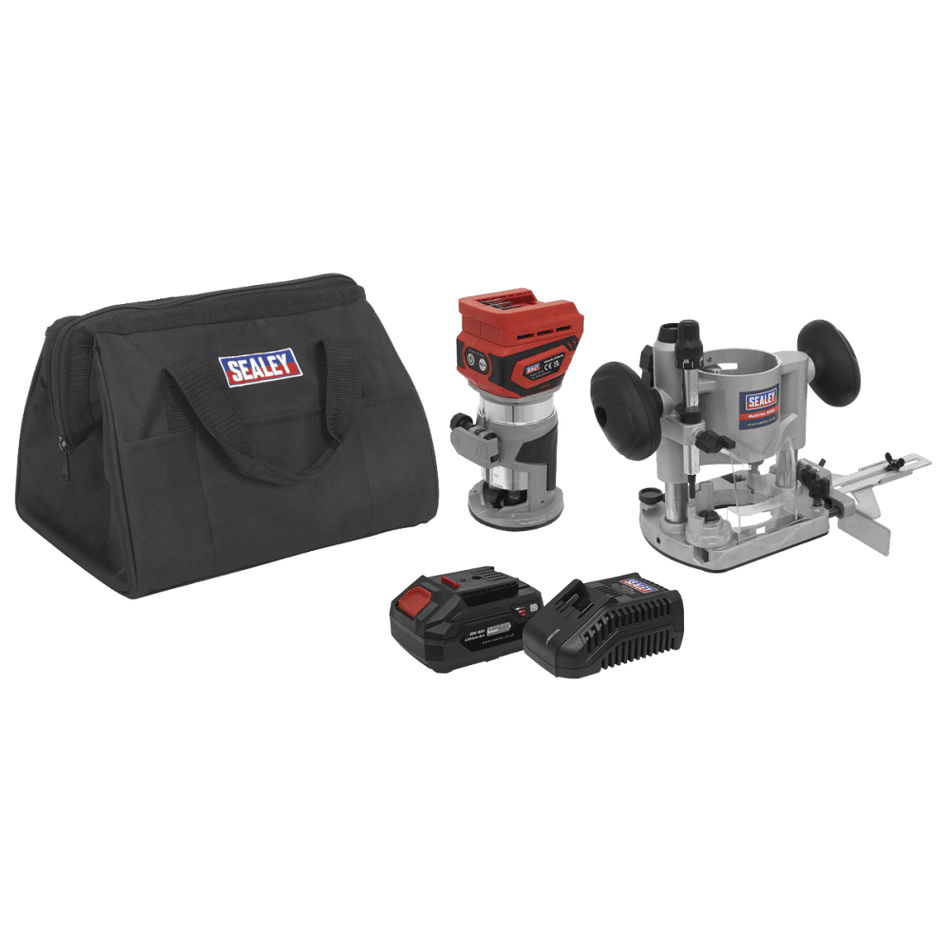 SV20 Series Cordless Trimming Router Kit 20V 4Ah Model No- CP20VTRKIT1