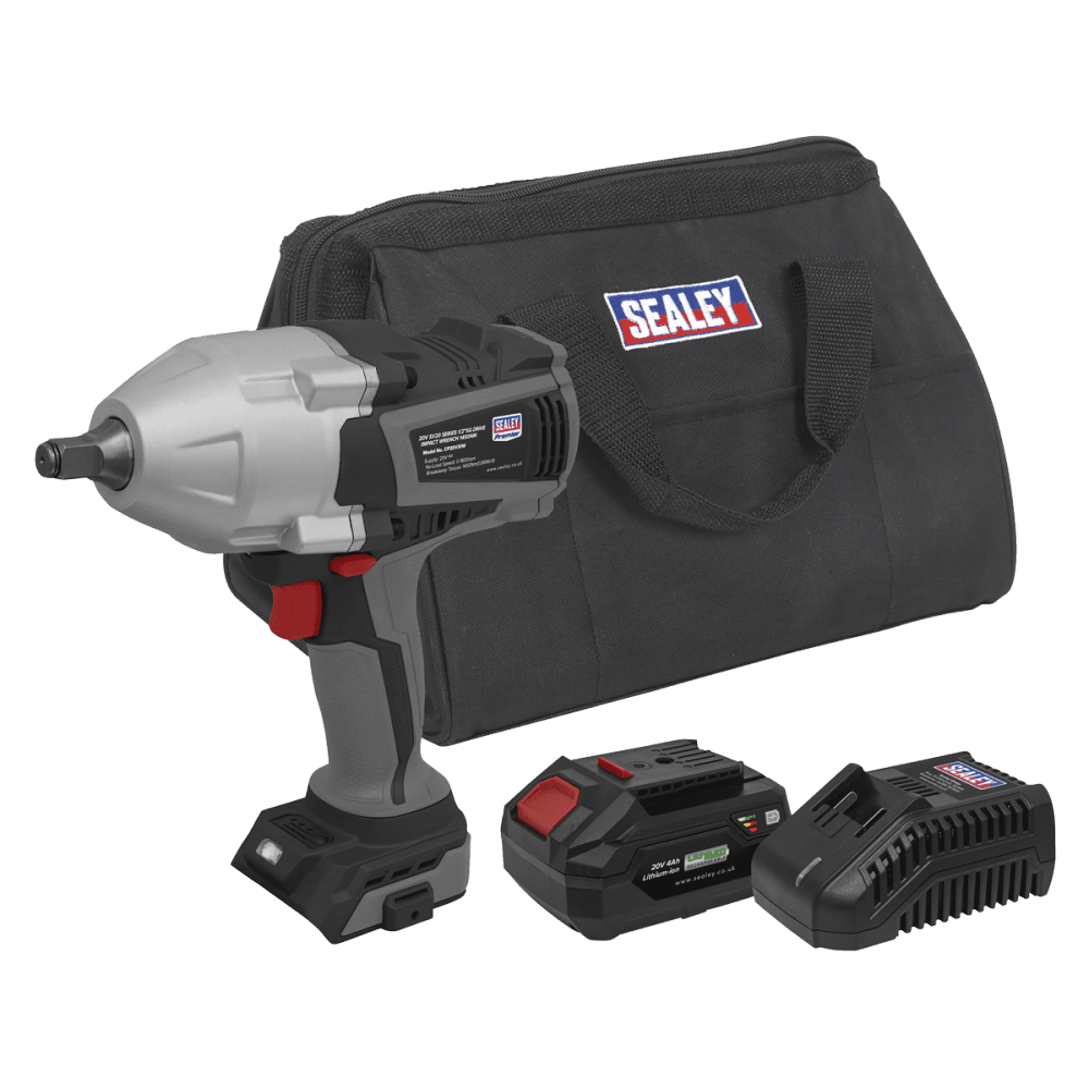 Premier SV20 Series Cordless Impact Wrench Kit 20V 4Ah Model No- CP20VXIWKIT