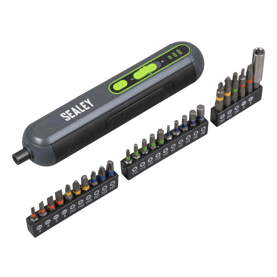Cordless Screwdriver Set 4V 26pc Model No- CP4VSD
