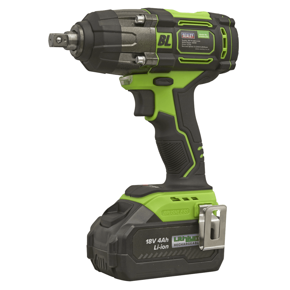 1/2"Sq Drive Cordless Brushless Impact Wrench 18V 4Ah Model No- CP650LIHV