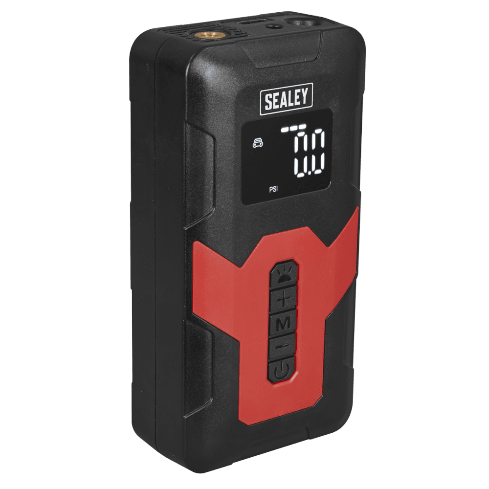 Rechargeable Tyre Inflator & Power Bank with Worklight 12V : Model No- CTI140