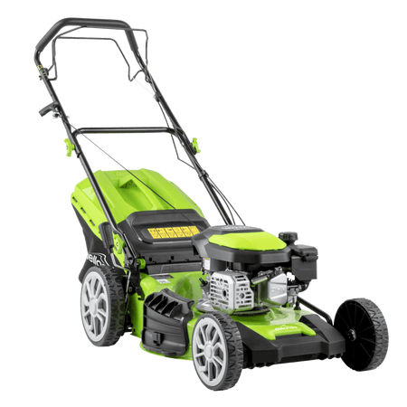 Dellonda Self-Propelled Petrol Lawnmower Grass Cutter with Height Adjustment & Grass Bag 170cc 20"/51cm 4-Stroke Engine Model No- DG102
