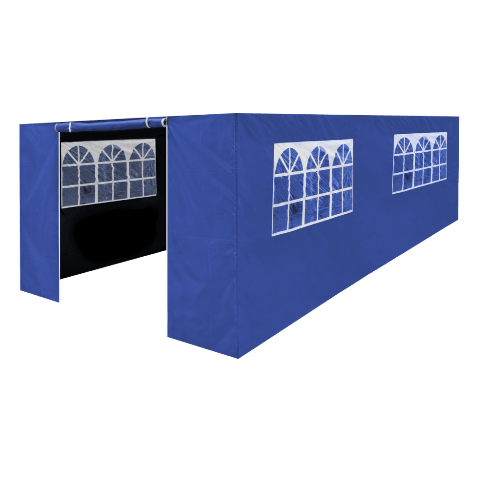 Dellonda Premium Side Walls/Doors/Windows for Gazebo/Marquee, Fits 3 x 6m Models - Blue Model No- DG155