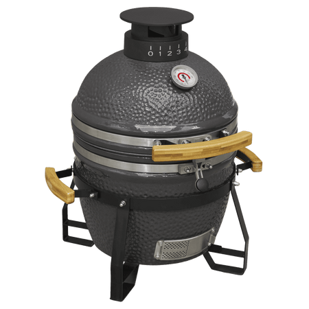Dellonda Deluxe 16"(40cm) Ceramic Kamado Style BBQ Model No- DG158