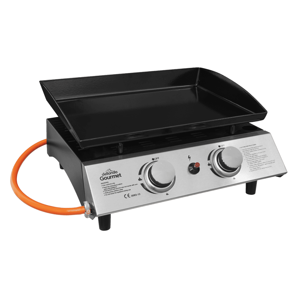 Dellonda 2 Burner Portable Gas Plancha Model No- DG21