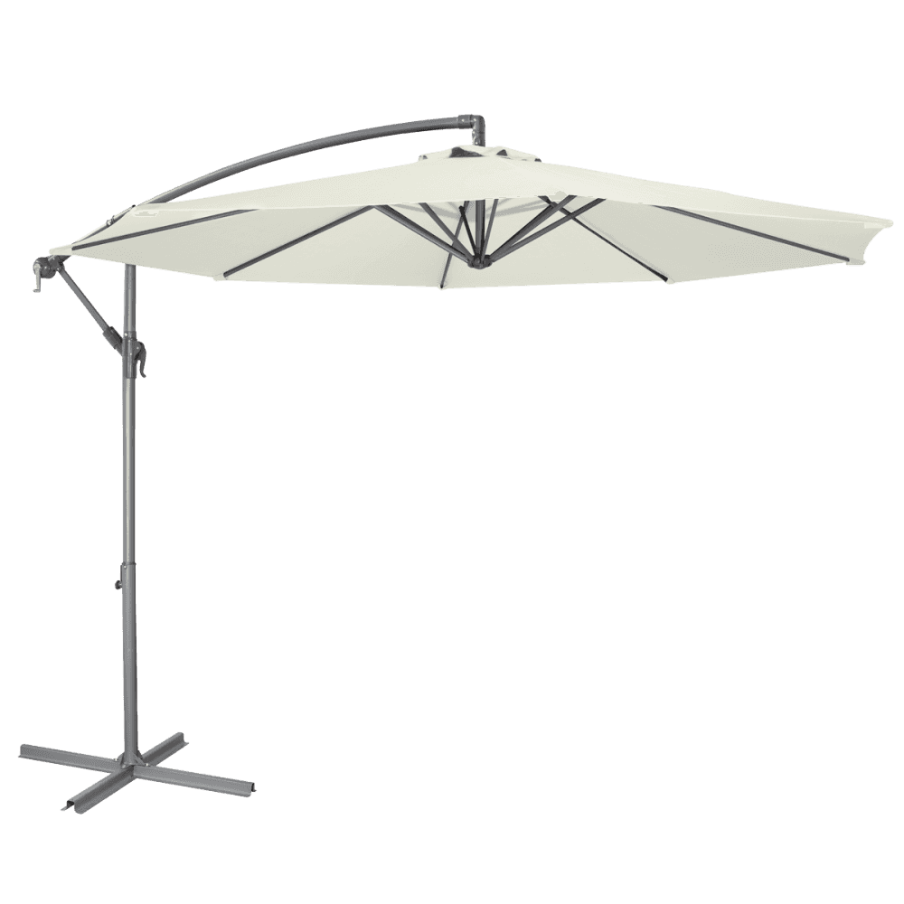 Dellonda Banana Parasol with Cover 3m - Cream Model No- DG265