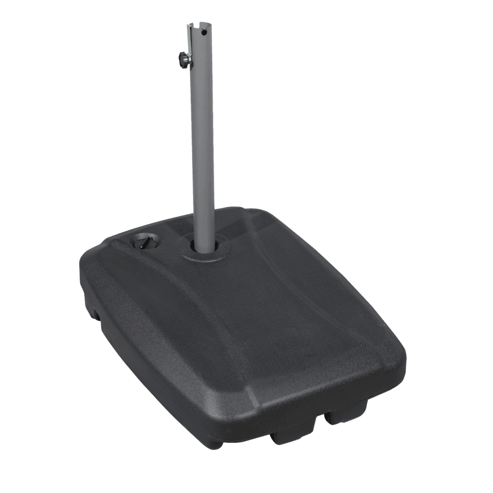Dellonda Fillable Parasol Base with Wheels, Water/Sand Fill 60L Model No- DG266