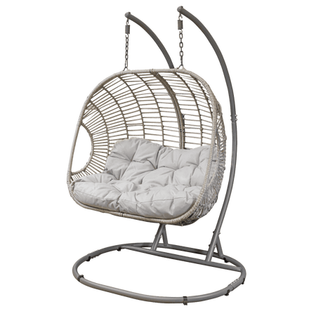 Dellonda Double Swinging Egg Chair with Cushion Model No- DG61