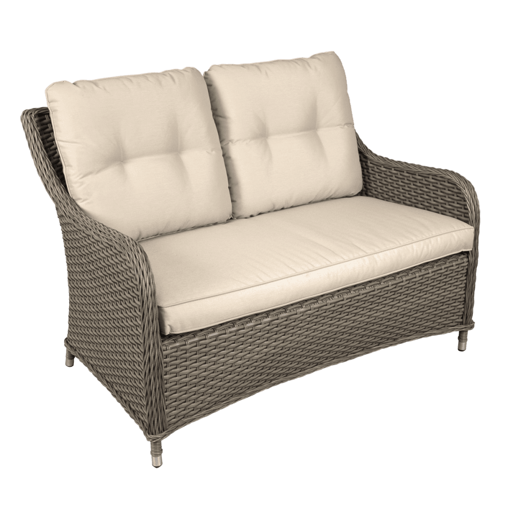 Dellonda Chester Rattan Wicker Outdoor 2-Seater Sofa Model No- DG70