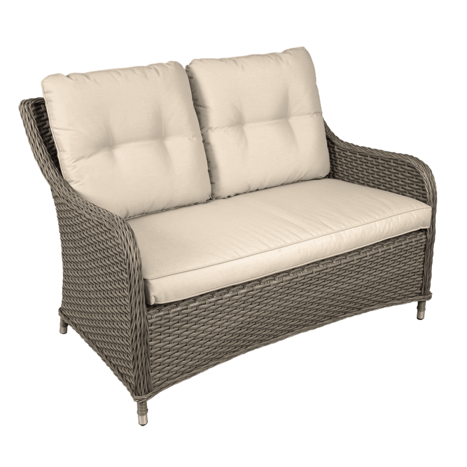 Dellonda Chester Rattan Wicker Outdoor 2-Seater Sofa Model No- DG70