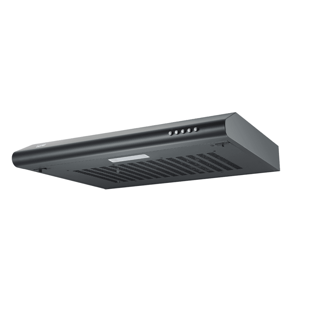 Baridi Visor Cooker Hood Extractor Fan 60cm - Black Model No- DH107