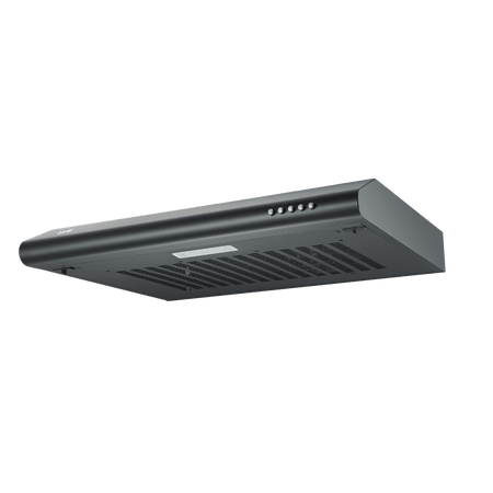 Baridi Visor Cooker Hood Extractor Fan 60cm - Black Model No- DH107