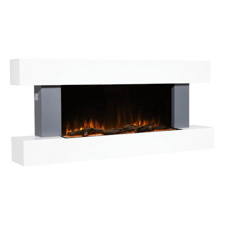 Baridi Wall Mounting Electric Fireplace with LED Flame Effect 52" - Grey Model No- DH112