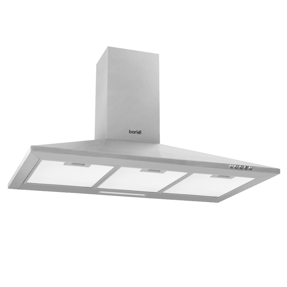 Baridi Cooker Hood with Carbon Filters 90cm - Stainless Steel Model No- DH127