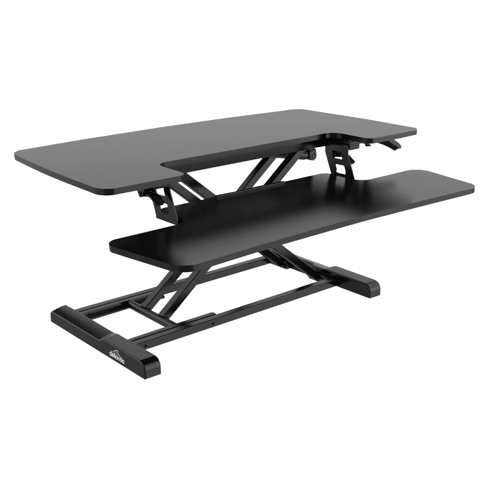 Dellonda 89cm Adjustable-Height Standing Desk Riser 15kg Capacity Model No- DH15