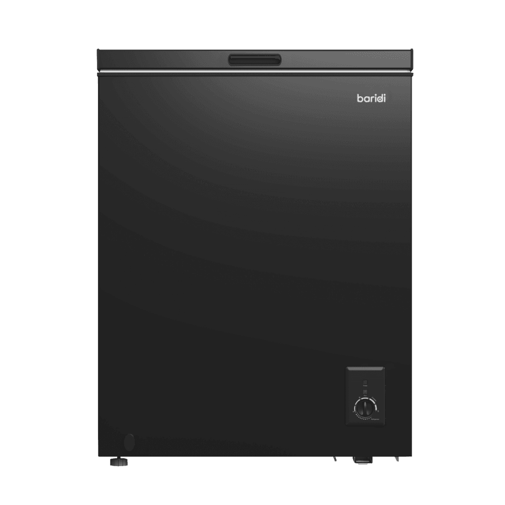 Baridi Freestanding Chest Freezer 142L Capacity - Black Model No- DH152