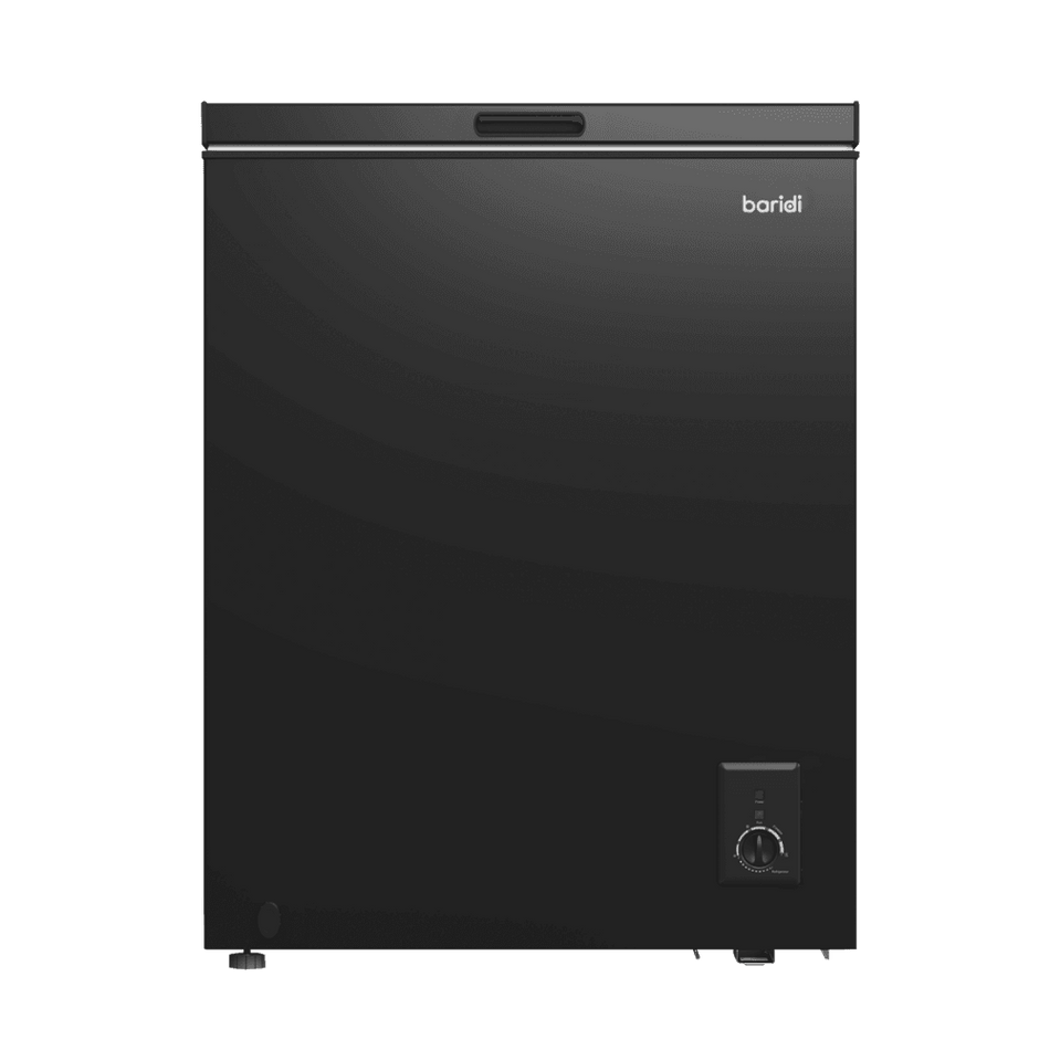 Baridi Freestanding Chest Freezer 142L Capacity - Black Model No- DH152