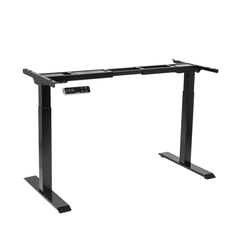Dellonda Dual Motor Ultra-Quiet Desk Frame with Digital Controls 100kg Capacity - Black Model No- DH16