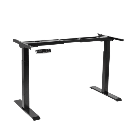 Dellonda Dual Motor Ultra-Quiet Desk Frame with Digital Controls 100kg Capacity - Black Model No- DH16