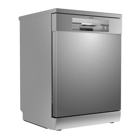 Baridi Regular Sized Freestanding Dishwasher 60cm Wide 14 Place Settings - Silver Model No- DH167