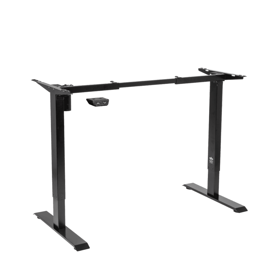 Dellonda Single Motor Ultra-Quiet Adjustable-Height Desk Frame 70kg Capacity - Black Model No- DH17