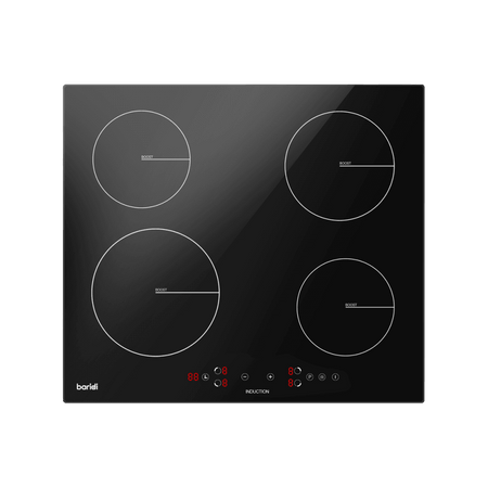 Baridi Integrated Induction Hob with 4 Cooking Zones 60cm 2800W Output Model No- DH177