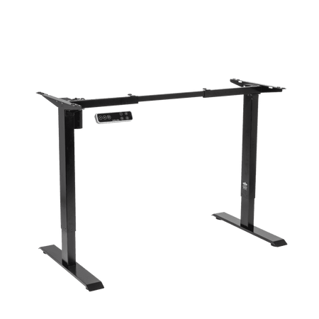 Dellonda Single Motor Ultra-Quiet Adjustable-Height Desk Frame with Digital Control Panel 70kg Capacity - Black Model No- DH18