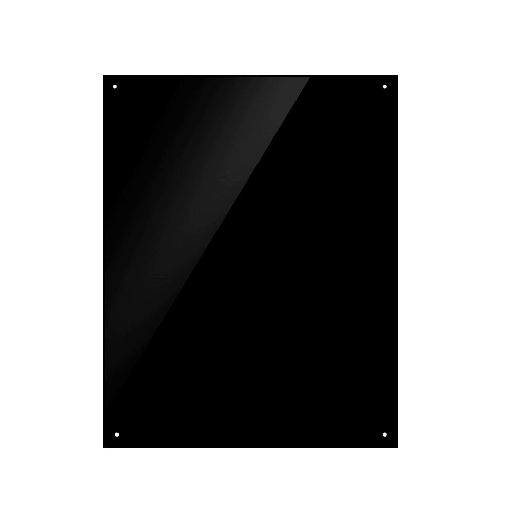 Baridi Splashback for Cooker Hoods 60 x 75cm - Black Model No- DH194