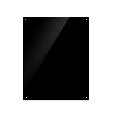 Baridi Splashback for Cooker Hoods 60 x 75cm - Black Model No- DH194