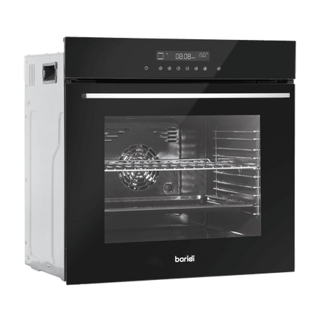 Baridi Integrated Fan-Assisted Electric Oven 60cm 72L Capacity - Black Model No- DH199