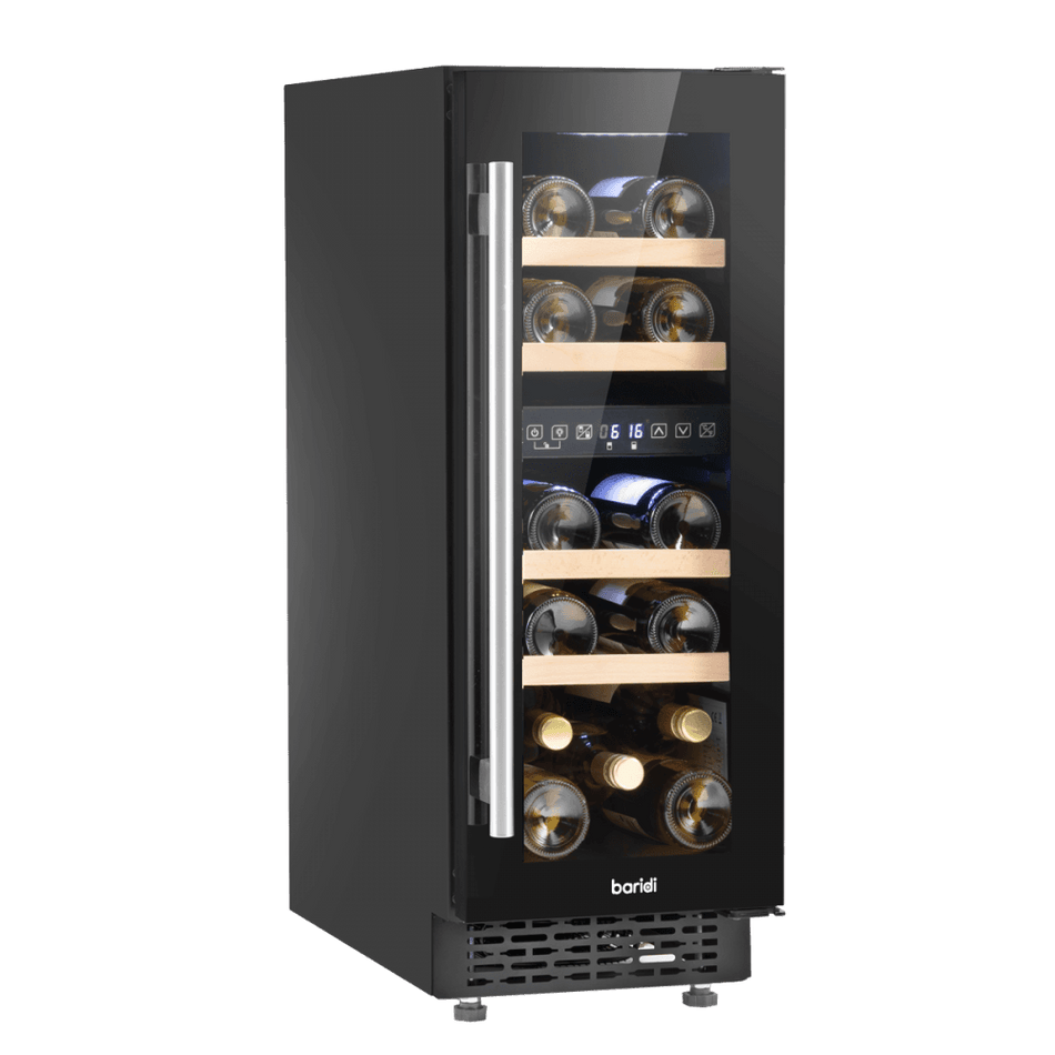 Baridi 17 Bottle Slim Wine Fridge & Cooler 30cm Model No- DH204
