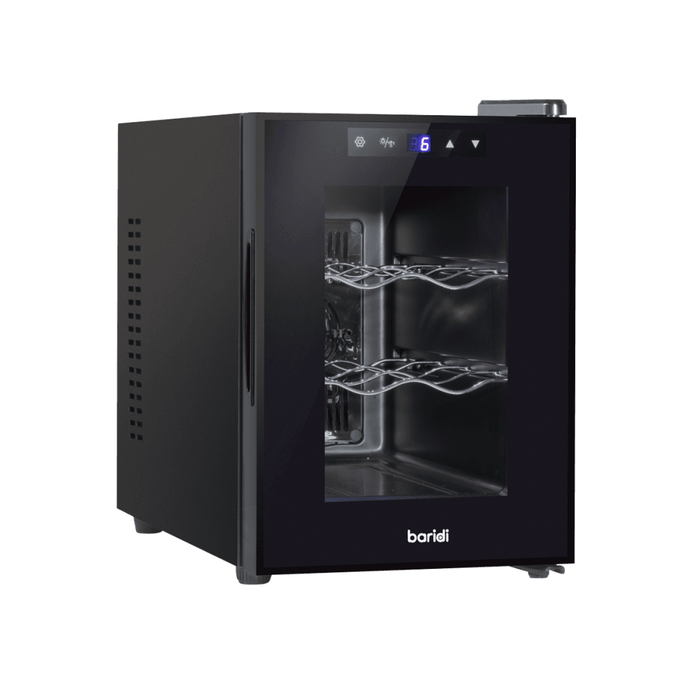 Baridi 6 Bottle Tabletop Wine Fridge & Cooler Model No- DH217